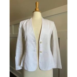 Theory White Summer Blazer